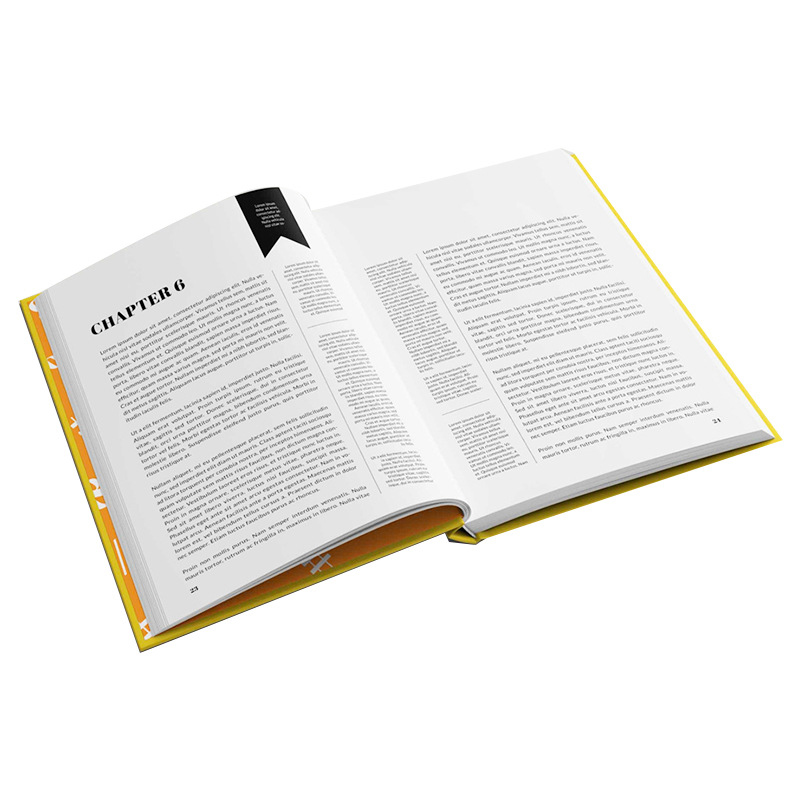 Libro especial personalizado que imprime los bordes rociados plantilla multicolora exclusiva de los libros nuevos del tapa dura